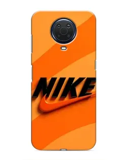 Чохол для Nokia G20 з картинкою «Помаранчевий драйв Nike»