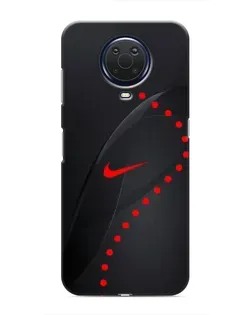 Чехол для Nokia G20 с картинкой «Абстрактный дизайн Nike»