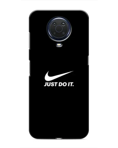 Чехол для Nokia G20 с картинкой «Минимализм от Nike»