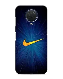 Чохол для Nokia G20 з картинкою «Синій пульс Nike» Чохол для Nokia G20 з картинкою «Синій пульс Nike»