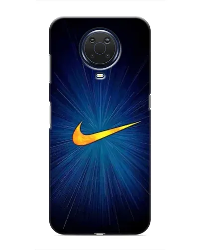 Чохол для Nokia G20 з картинкою «Синій пульс Nike» Чохол для Nokia G20 з картинкою «Синій пульс Nike»