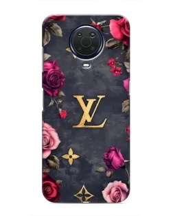 Чохол для Nokia G20 з картинкою «Квітковий Louis Vuitton»