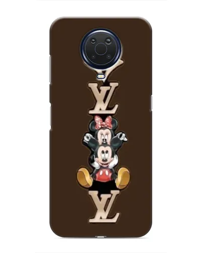 Чехол для Nokia G20 с картинкой «LV и Микки Маус»