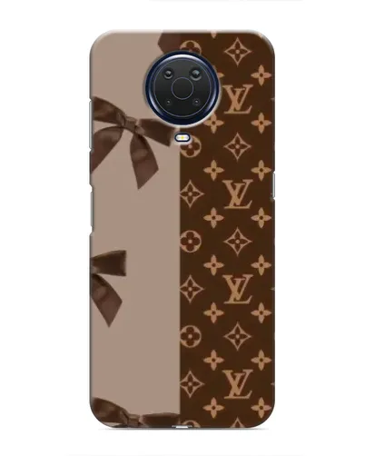Чехол для Nokia G20 с картинкой «Louis Vuitton — банты»