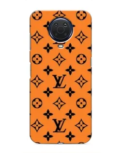 Чехол для Nokia G20 с картинкой «Оранжевый стиль LV»