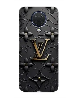 Чехол для Nokia G20 с картинкой «Кожаная текстура LV»