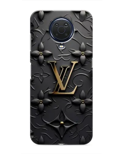 Чехол для Nokia G20 с картинкой «Кожаная текстура LV»