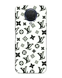 Чехол для Nokia G20 с картинкой «Монохромный хаос LV»