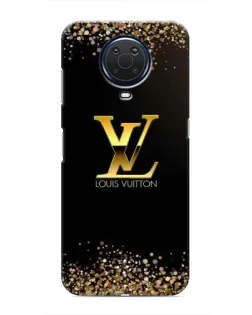 Чехол для Nokia G20 с картинкой «LV — золотые искры»