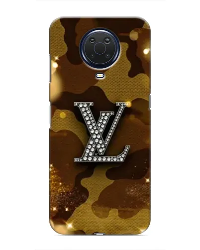 Чехол для Nokia G20 с картинкой «Камуфляжный Louis Vuitton»