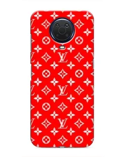 Чехол для Nokia G20 с картинкой «Яркий паттерн LV»