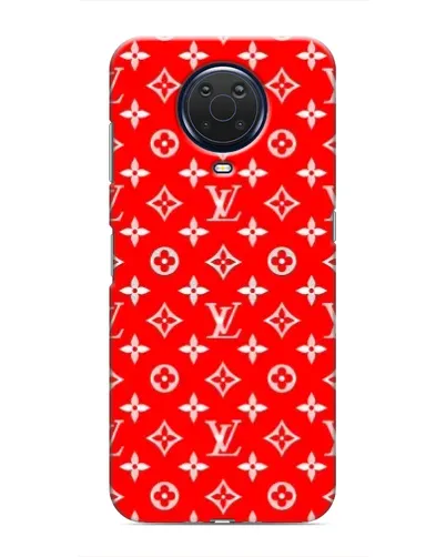 Чехол для Nokia G20 с картинкой «Яркий паттерн LV»