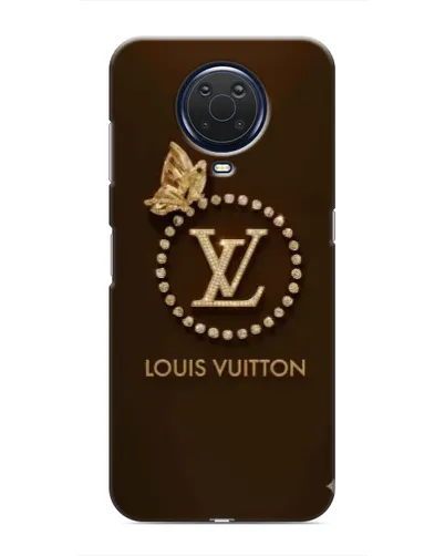 Чехол для Nokia G20 с картинкой «LV — золотая печать»