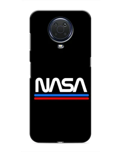 Чехол для Nokia G20 с картинкой «NASA — классика Red Blue»