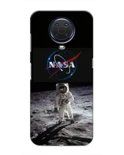 Чехол для Nokia G20 с картинкой «Астронавт на Луне»
