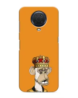 Чохол для Nokia G20 з картинкою «Золота мавпа Bored Ape»