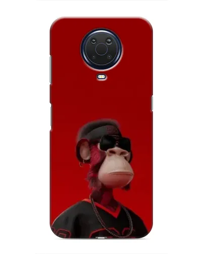 Чехол для Nokia G20 с картинкой «Bored Ape в красном» Чехол для Nokia G20 с картинкой «Bored Ape в красном»