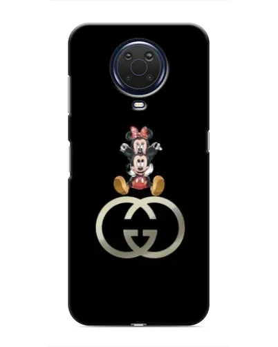 Чехол для Nokia G20 с картинкой «Минни Маус на лого»
