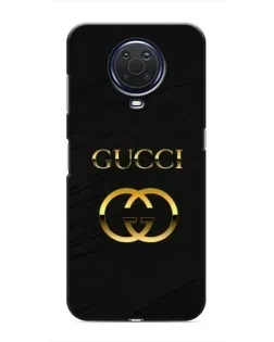 Чехол для Nokia G20 с картинкой «Золотой логотип Gucci»