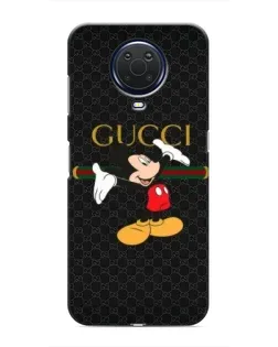 Чехол для Nokia G20 с картинкой «Микки Маус Gucci»