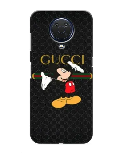 Чехол для Nokia G20 с картинкой «Микки Маус Gucci»