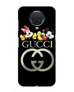 Чехол для Nokia G20 с картинкой «Gucci — герои Disney»