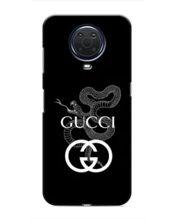 Чехол для Nokia G20 с картинкой «Gucci — серебряная змея»