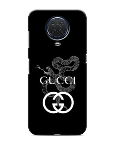 Чехол для Nokia G20 с картинкой «Gucci — серебряная змея»