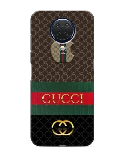 Чехол для Nokia G20 с картинкой «Gucci — брендированный десерт»