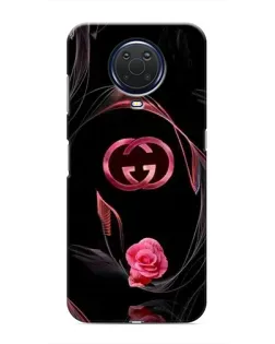 Чехол для Nokia G20 с картинкой «Gucci — неоновая роза»