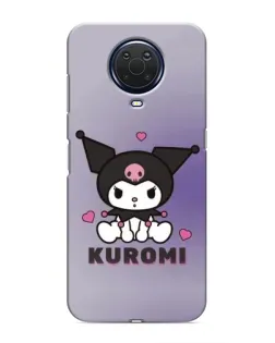 Чохол для Nokia G20 з картинкою «Kuromi — фіолетовий арт»