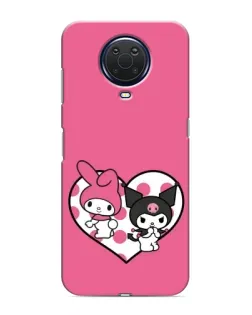 Чохол для Nokia G20 з картинкою «Kuromi та My Melody»