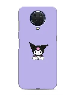 Чохол для Nokia G20 з картинкою «Kuromi — фіолетовий мінімалізм»