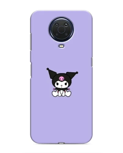 Чохол для Nokia G20 з картинкою «Kuromi — фіолетовий мінімалізм»
