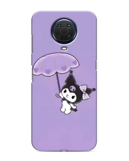 Чохол для Nokia G20 з картинкою «Kuromi з парасолькою»