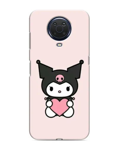 Чохол для Nokia G20 з картинкою «Kuromi та серце»