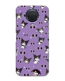 Чохол для Nokia G20 з картинкою «Kuromi — патерн»