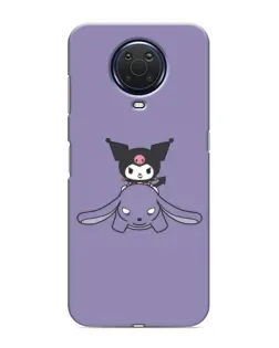 Чохол для Nokia G20 з картинкою «Kuromi на ліловому фоні»