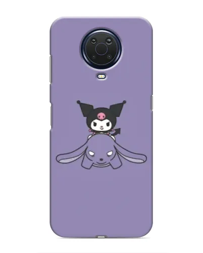Чохол для Nokia G20 з картинкою «Kuromi на ліловому фоні»