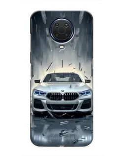 Чехол для Nokia G20 с картинкой «BMW в свете фар»