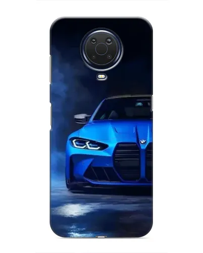 Чехол для Nokia G20 с картинкой «Голубая BMW M4» Чехол для Nokia G20 с картинкой «Голубая BMW M4»