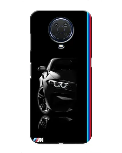 Чехол для Nokia G20 с картинкой «Силуэт BMW в темноте» Чехол для Nokia G20 с картинкой «Силуэт BMW в темноте»