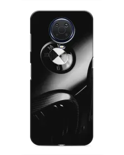 Чехол для Nokia G20 с картинкой «Эмблема BMW — макро»