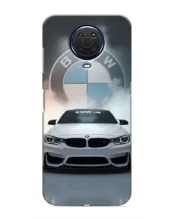 Чохол для Nokia G20 з картинкою «BMW в білому диму»