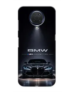 Чохол для Nokia G20 з картинкою «BMW крізь нічне місто»