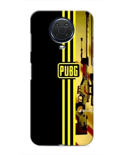 Чохол для Nokia G20 з картинкою «PUBG — камуфляжний шолом»