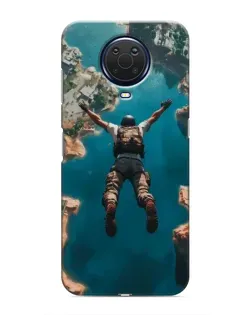 Чохол для Nokia G20 з картинкою «PUBG — вільне падіння»