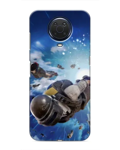 Чохол для Nokia G20 з картинкою «Десант PUBG — стрибок»