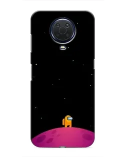 Чохол для Nokia G20 з картинкою «Самотній герой на планеті»