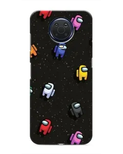 Чохол для Nokia G20 з картинкою «Космічний патерн Among Us»